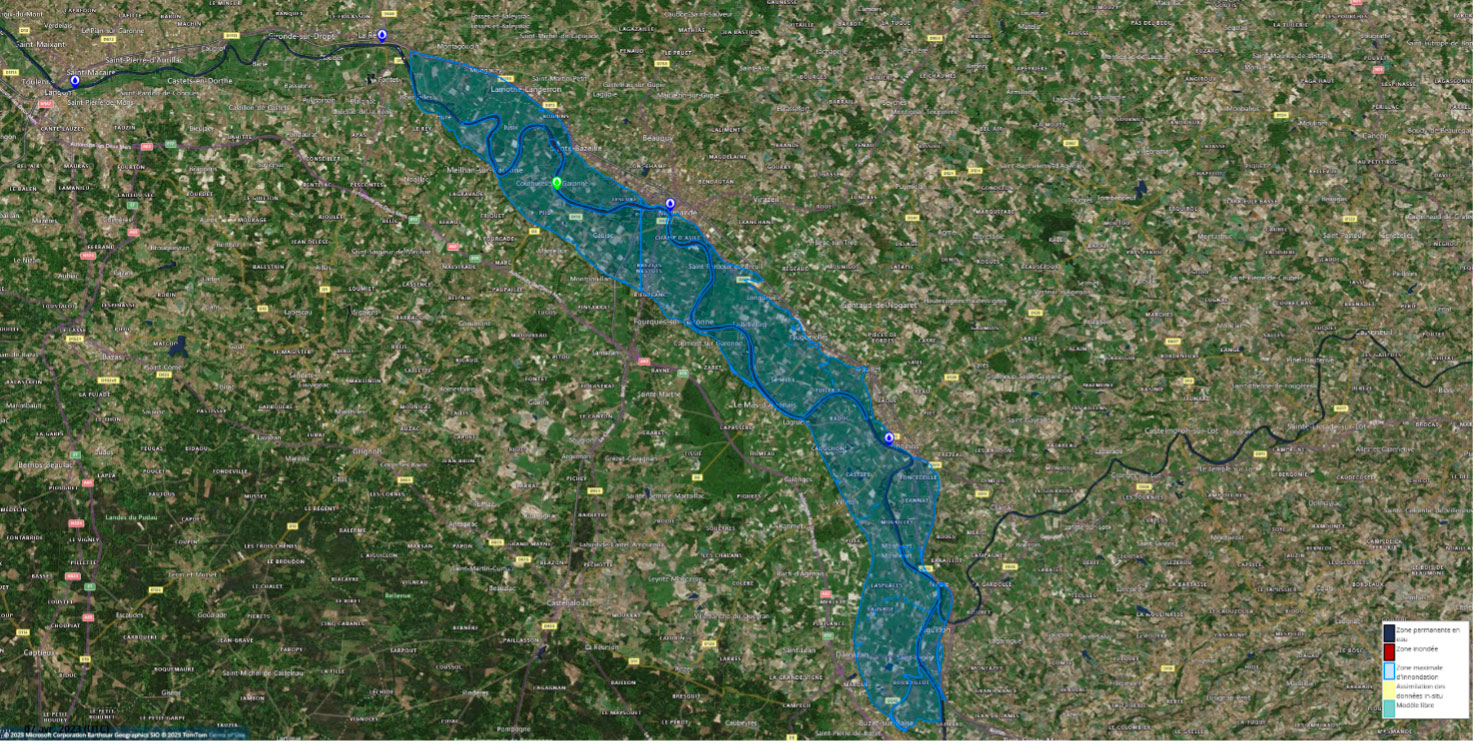Flood risk map