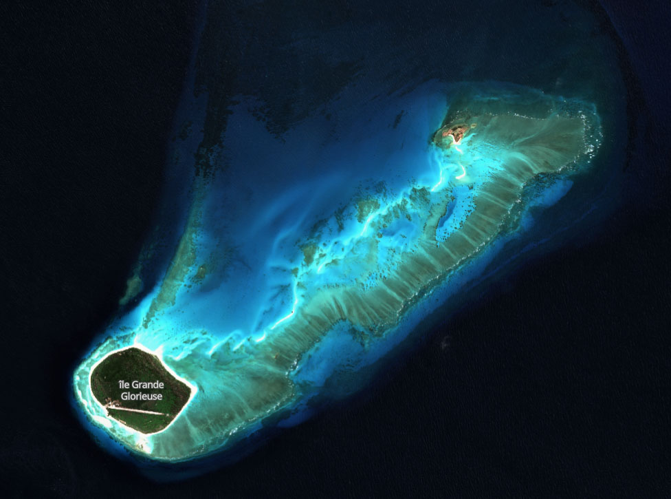 Iles Glorieuses par Sentinel-2