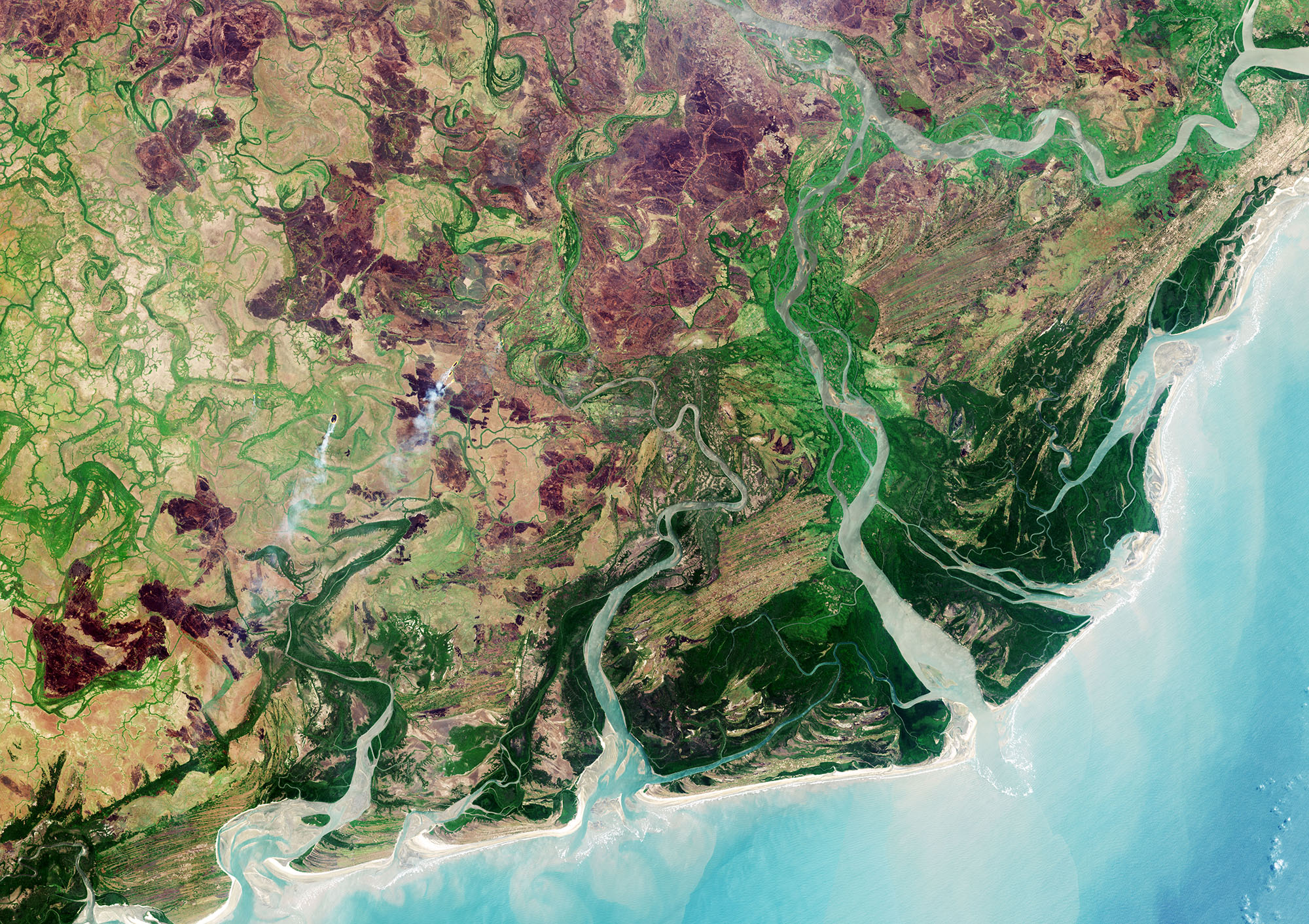 Delta du Zambèze © contains modified Copernicus Sentinel data (2016), processed by ESA, CC BY-SA 3.0 IGO