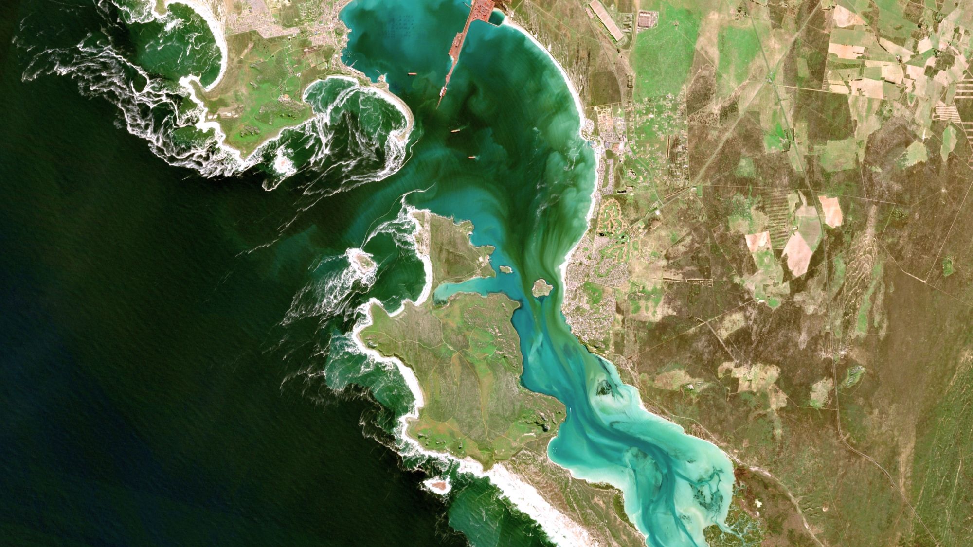 Aire marine protégée de la Lagune de Langebaan et Baie de Saldagne, Cap-Occidental, Afrique du Sud