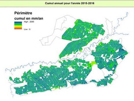 Cumulative 2015-2016 in mm/year