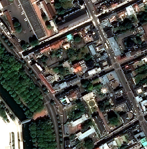 Zoom sur Lille extrait d’une image Pléiades