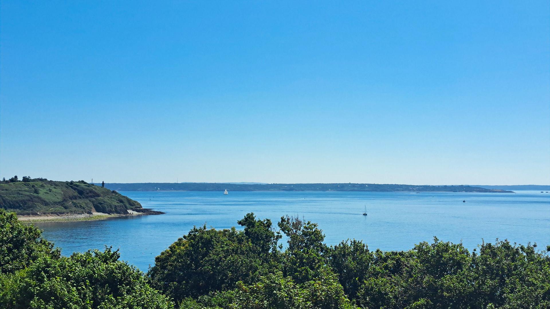 Breathtaking view from the Ifremer station in Plouzané, in the Finistère region.