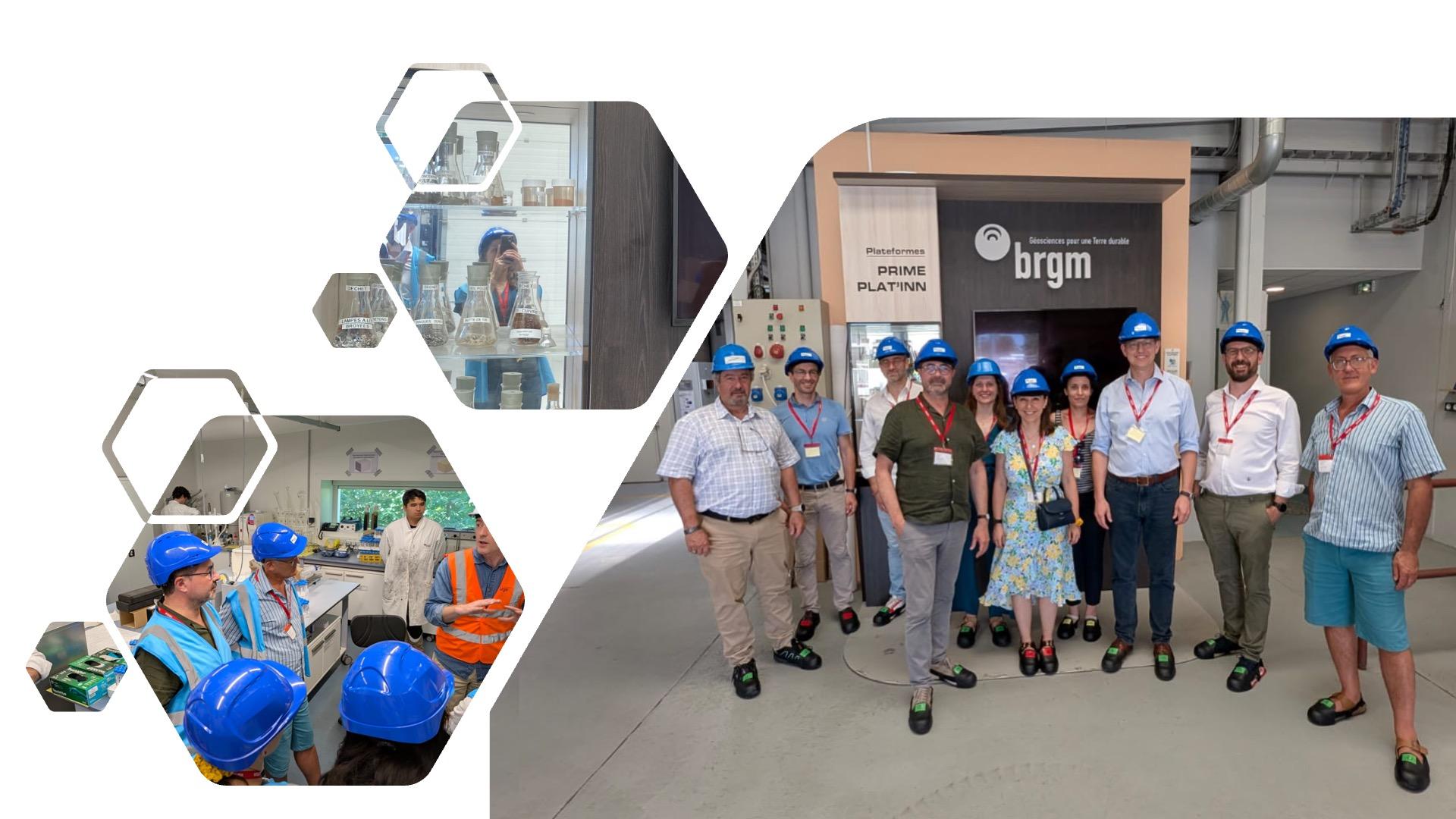 IOC members present in Orléans were treated to a tour of the BRGM in the afternoon.