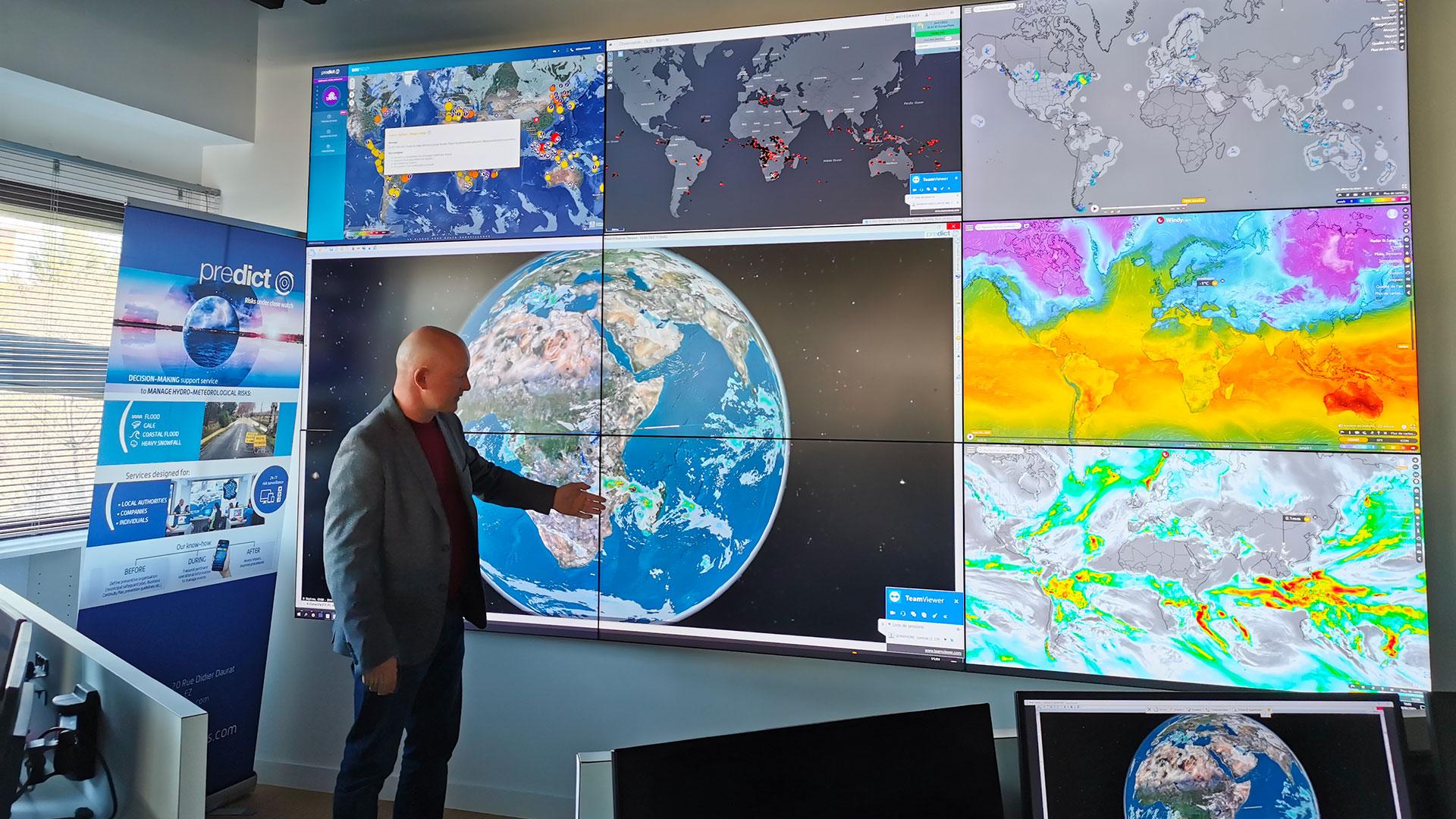 At Predict Services' premises, Alix Roumagnac, the company's founder, offered SCO members a privileged presentation of his impressive system, with a focus on its use in the SCO Gade Lapli project.