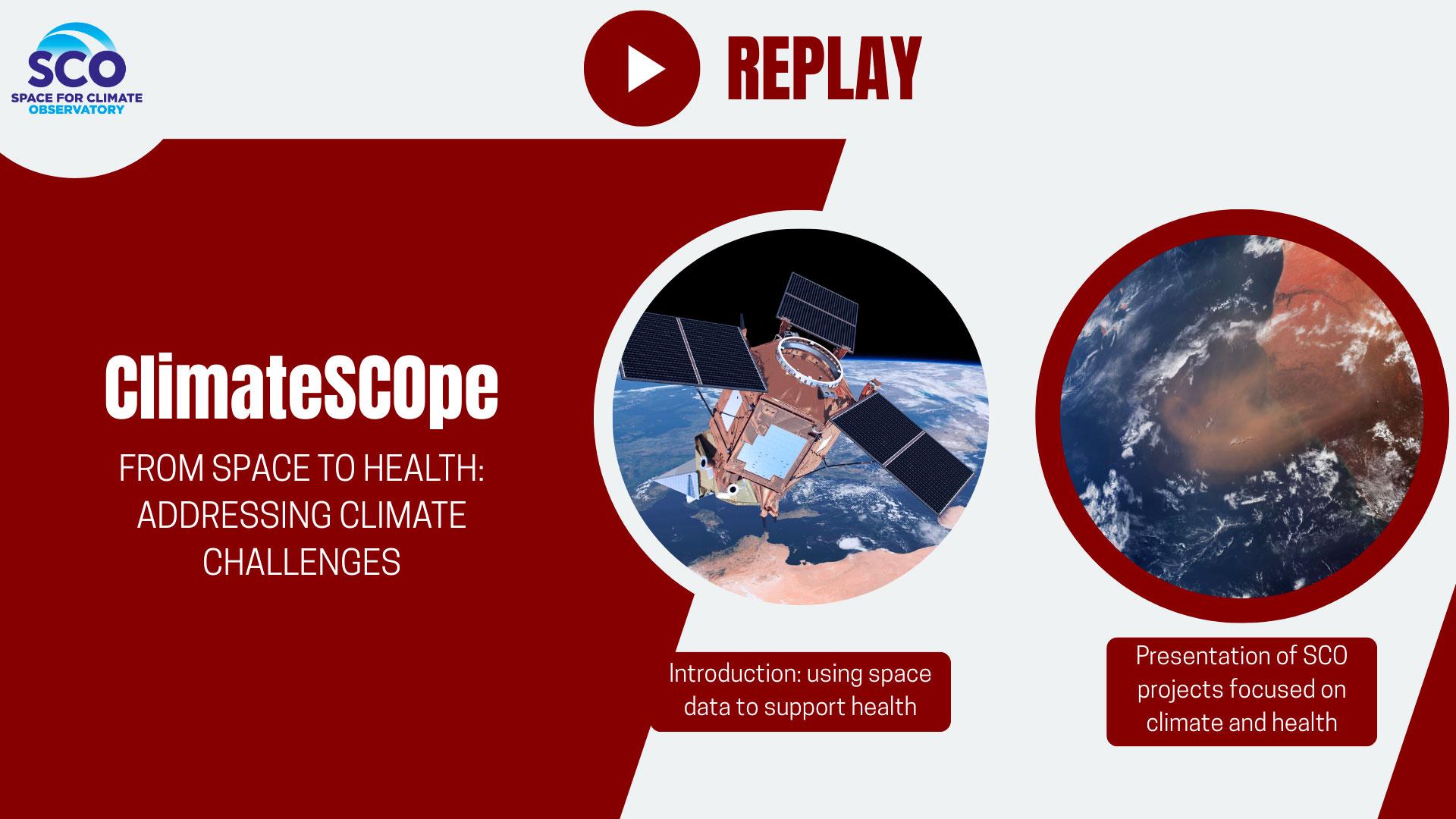 ClimateSCOpe, the new meeting place for international SCO projects. 