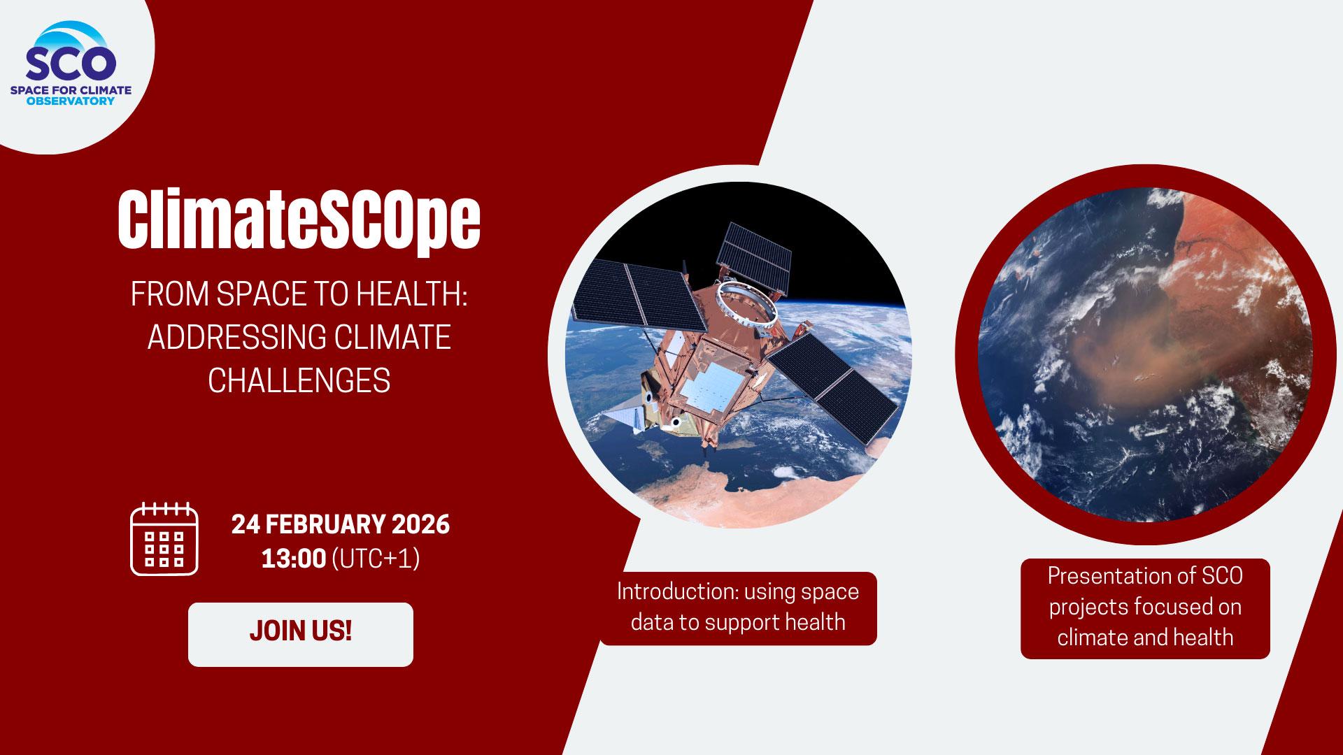 ClimateSCOpe, le rendez-vous des projets SCO à l’international.