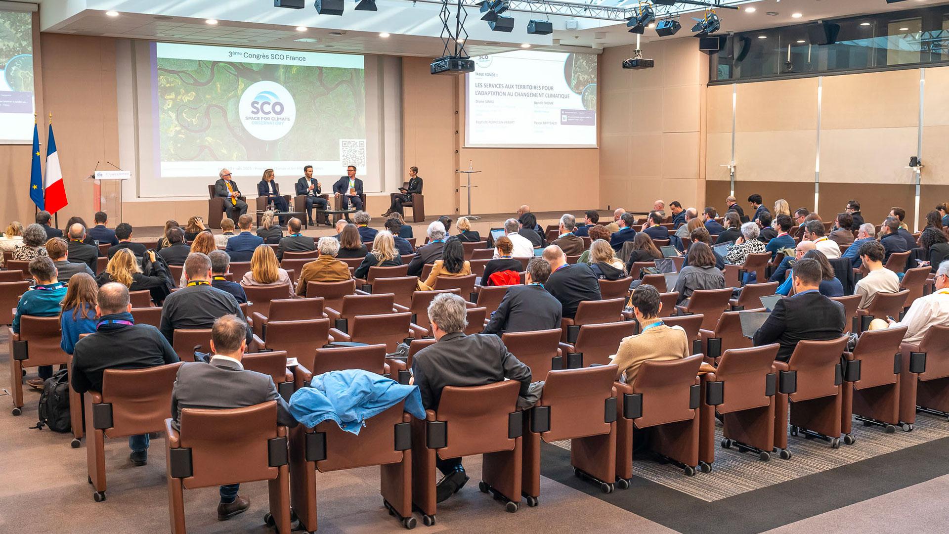 More than 150 people gathered at the Ministerial Conference Centre in Paris. 