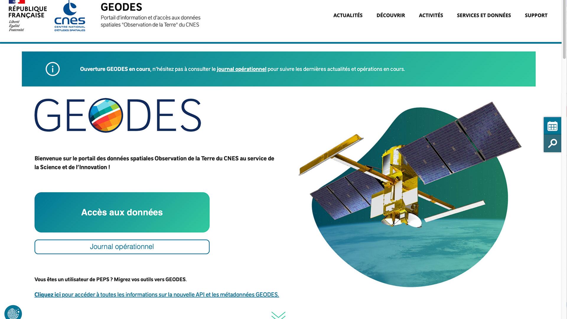 https://geodes.cnes.fr, the link to save in your favorites! 