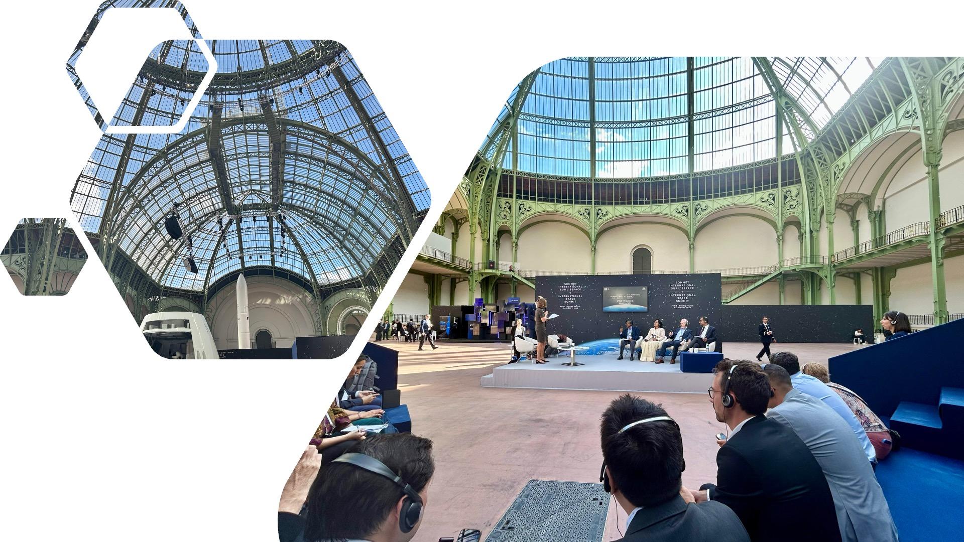 At the Grand Palais in Paris.