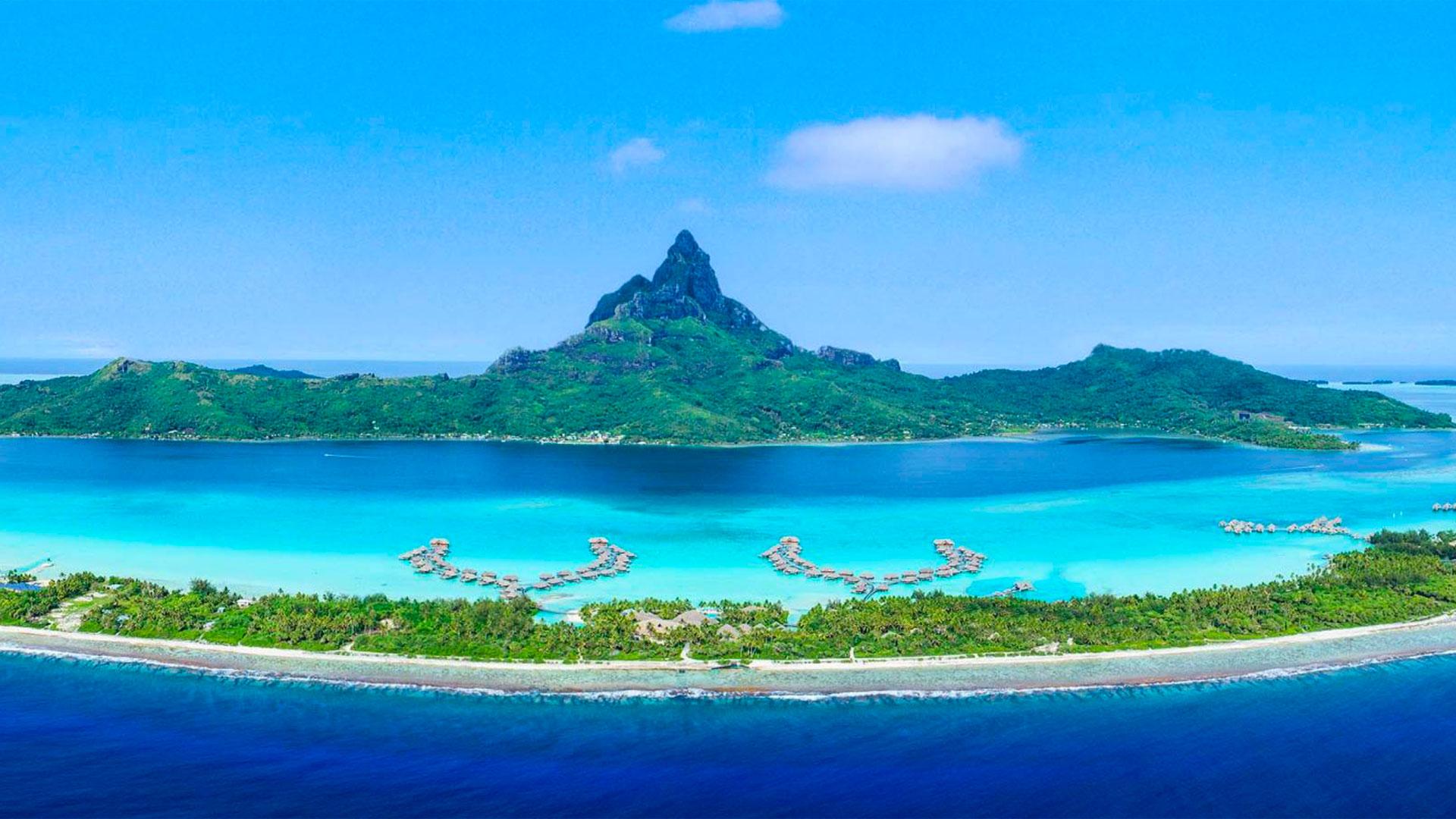 The archipelagos of French Polynesia, like Bora-Bora here, have very specific characteristics that need to be understood in order to preserve them.