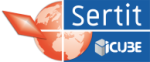Logo Sertit/ICUBE