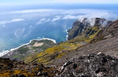 Jules Verne Mountains in Crozet Archipelago.