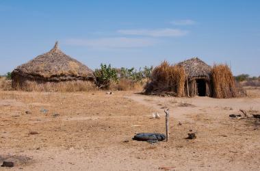 Nomadic huts in Chad