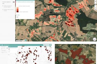 Démonstration d’AgriPractice, un des trois services de MEO-Climate.