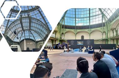 At the Grand Palais in Paris.