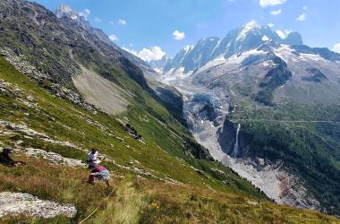 Field trip to the Alps for the Orion project to check the reliability of its automatic classification of vegetation by teledetection. 