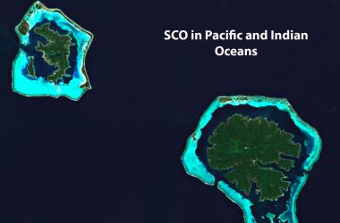 The islands of Bora Bora and Raiaitea in French Polynesia (2021). 