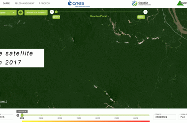 Year after year, uncontrolled deforestation spreads along the creeks of Suriname. These very alarming images illustrate the scale of the phenomenon and the environmental devastation caused by gold mining.